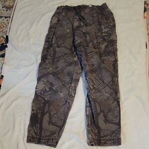 Hollister Gray Camo Cargo Pants